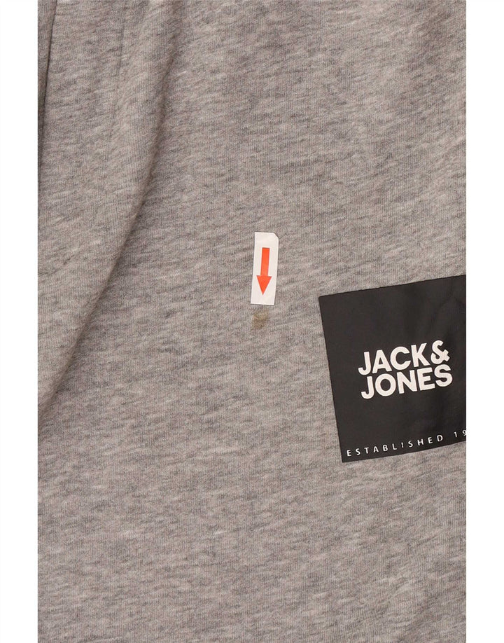 Jack & Jones Pantalon De Survêtement Pantalon De Jogging Gris Moyen En Coton Moucheté