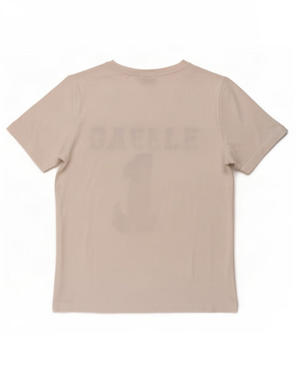 Gaelle Womens Mike Graphic T-Shirt Top UK 8 Small White