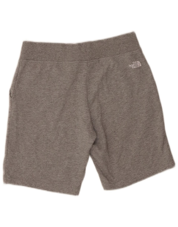 The North Face Short de Sport Garçon 11-12 Ans Grand Coton Chiné Gris