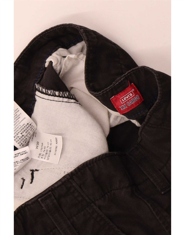 Levi's Short Cargo W30 Homme Noir Moyen Coton