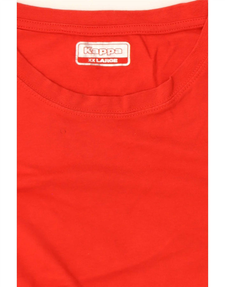Kappa T-Shirt Homme Top 2XL Rouge