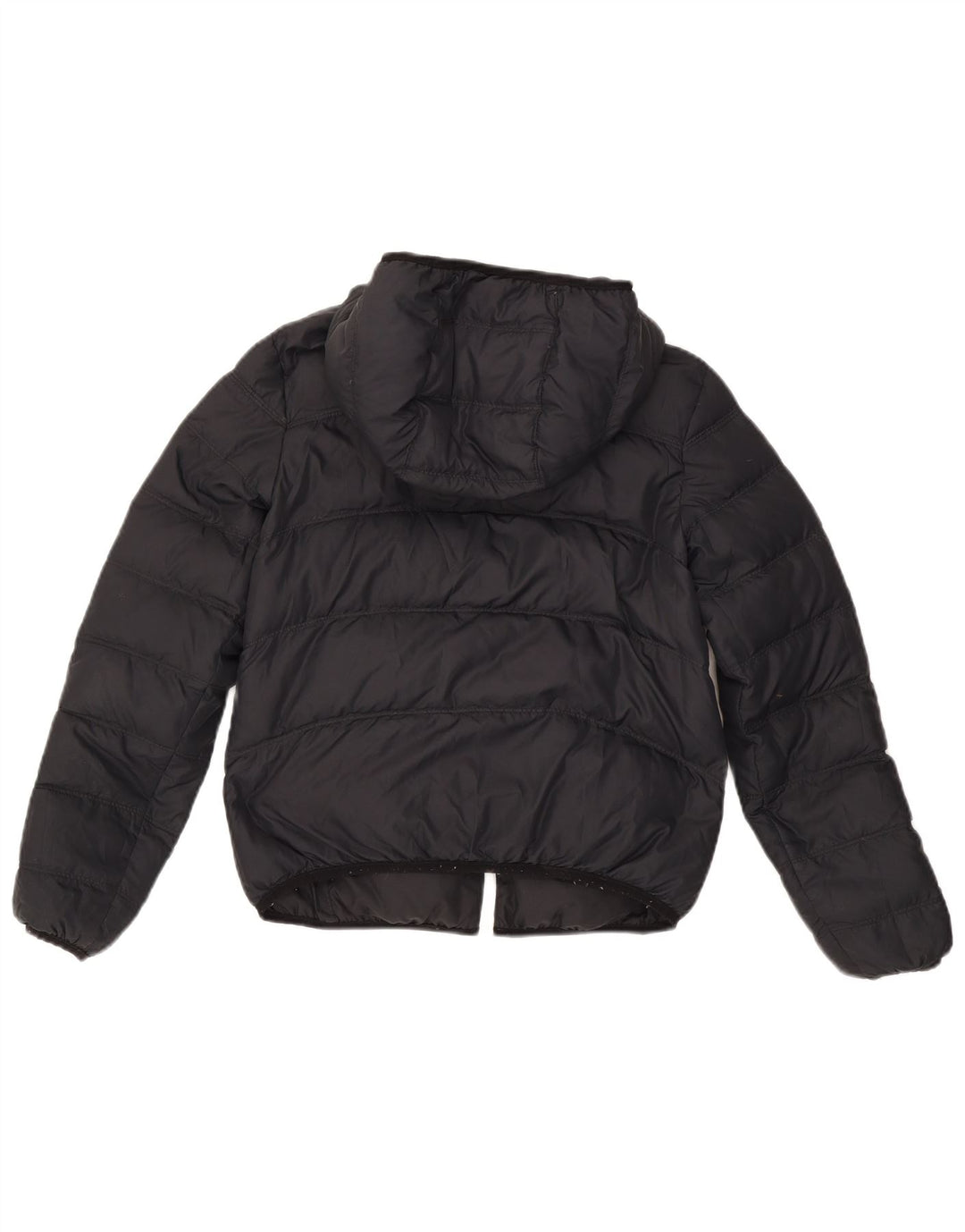 Nike Veste matelassée réversible à capuche surdimensionnée pour femme UK 6 XS Noir