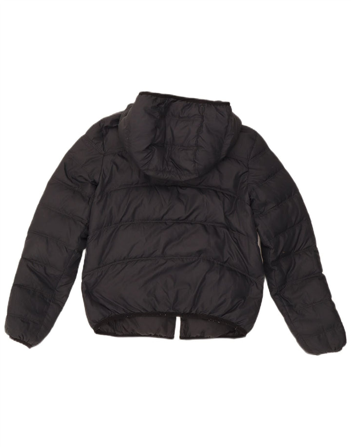 Nike Veste matelassée réversible à capuche surdimensionnée pour femme UK 6 XS Noir