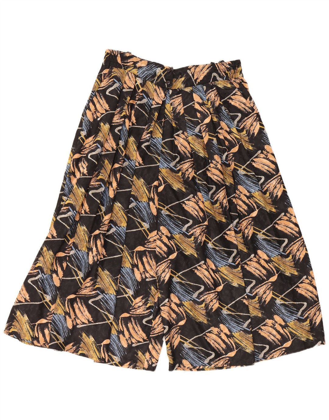 GOLDEN GATE Pantalon court taille haute pour femme EU 46 XL W34 L20 Noir