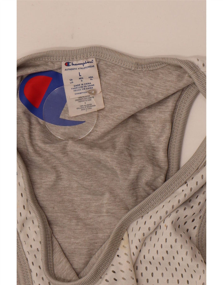 Champion Débardeur Graphique Homme Grand Blanc Polyester