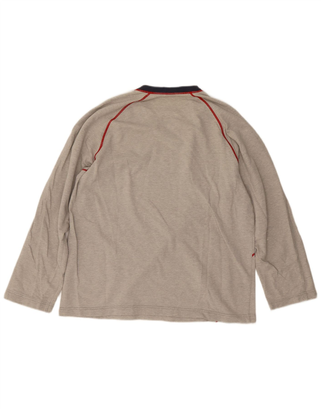 Fila Haut graphique à manches longues pour homme en coton rayé gris