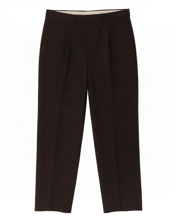 Marks & Spencer Pantalon de costume pour homme W34 L31 Noir Polyester