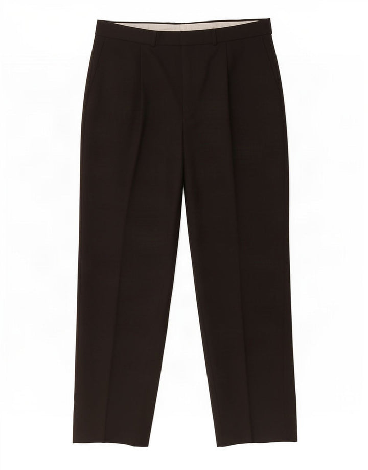 Marks & Spencer Pantalon de costume pour homme W34 L31 Noir Polyester