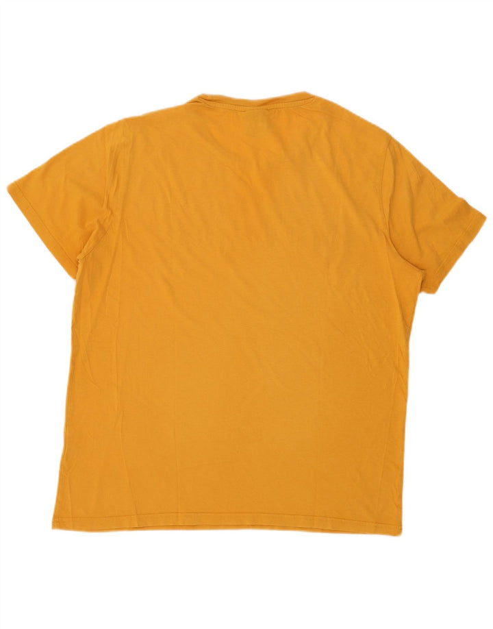 CHAMPION T-Shirt Graphique Homme Grand Jaune