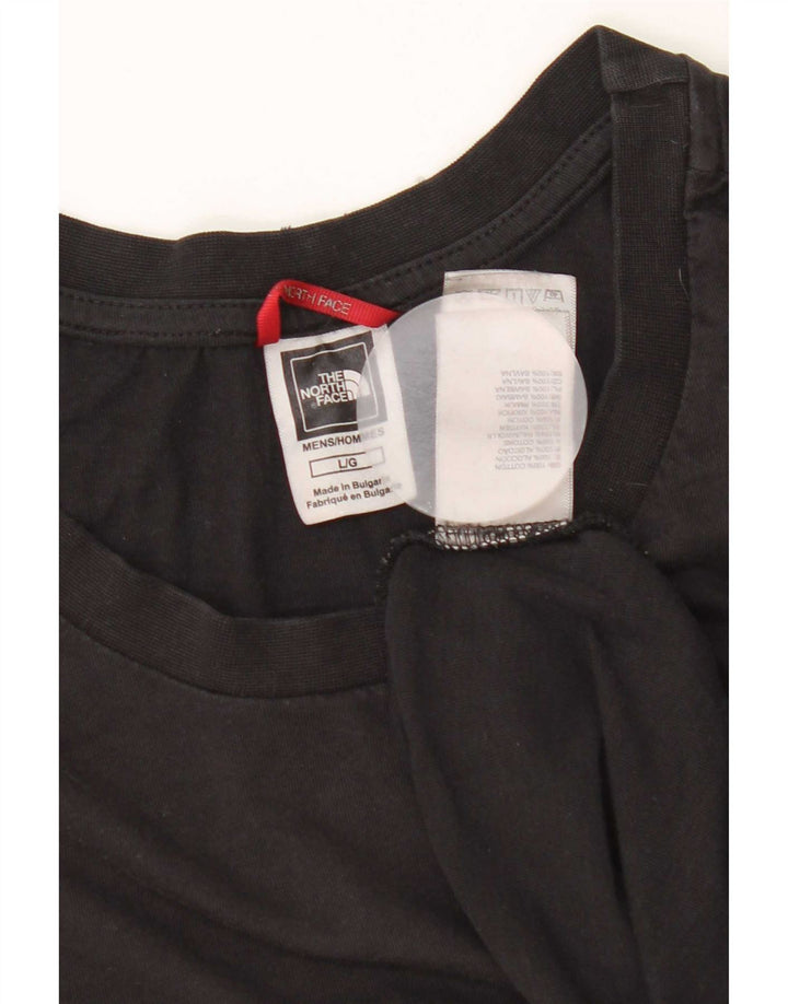 The North Face T-Shirt Homme Haut Large Noir Coton
