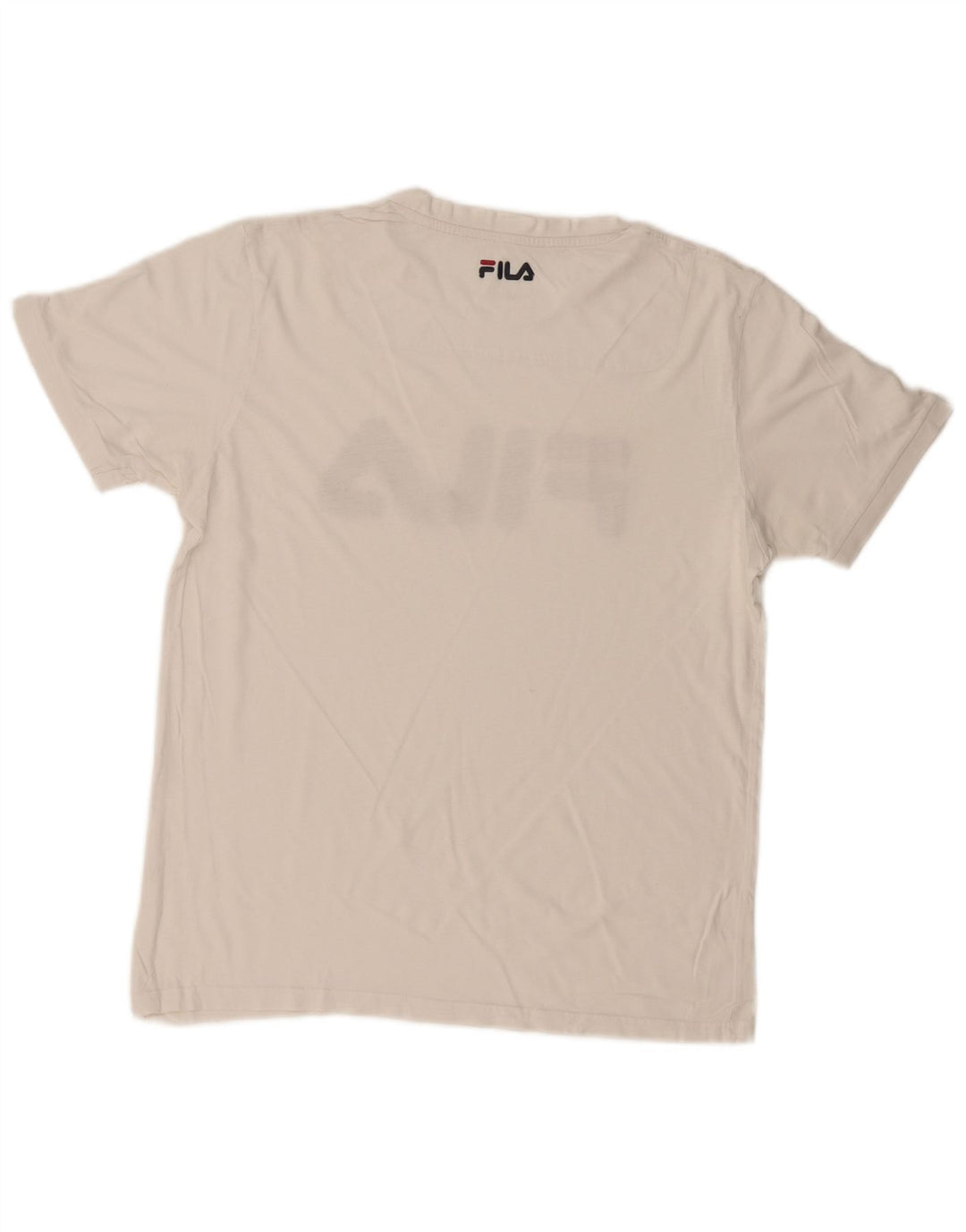 FILA T-Shirt Graphique Homme Grand Blanc