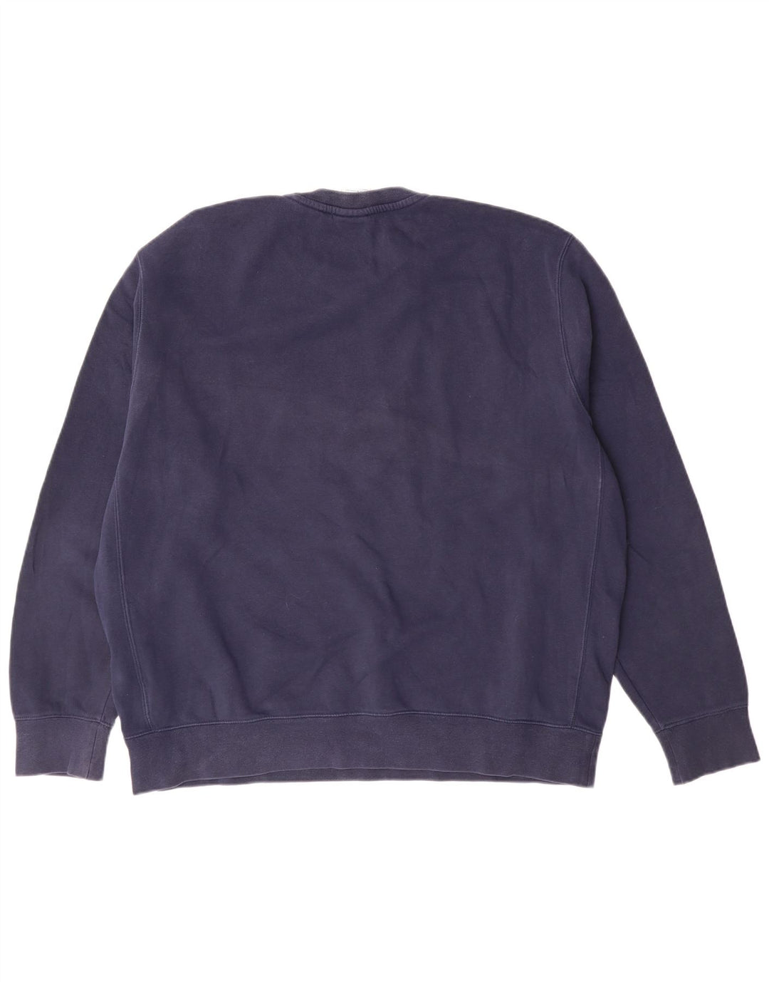 Nike Sweat-shirt pour homme en coton bleu marine Taille L