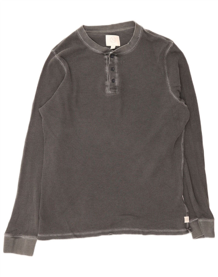 Marks & Spencer Haut à manches longues pour homme en coton gris Taille L