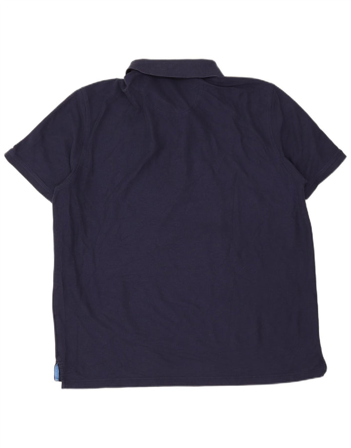 IZOD Polo Homme 2XL Bleu Marine Coton