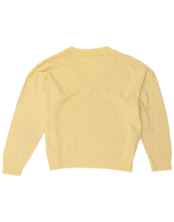 Puma Pull col V pour femme UK 18 XL Jaune