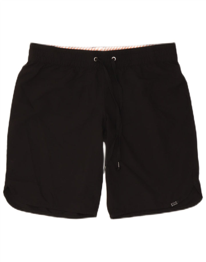 Billabong Short de bain graphique pour femme US 10 Large Noir Polyester