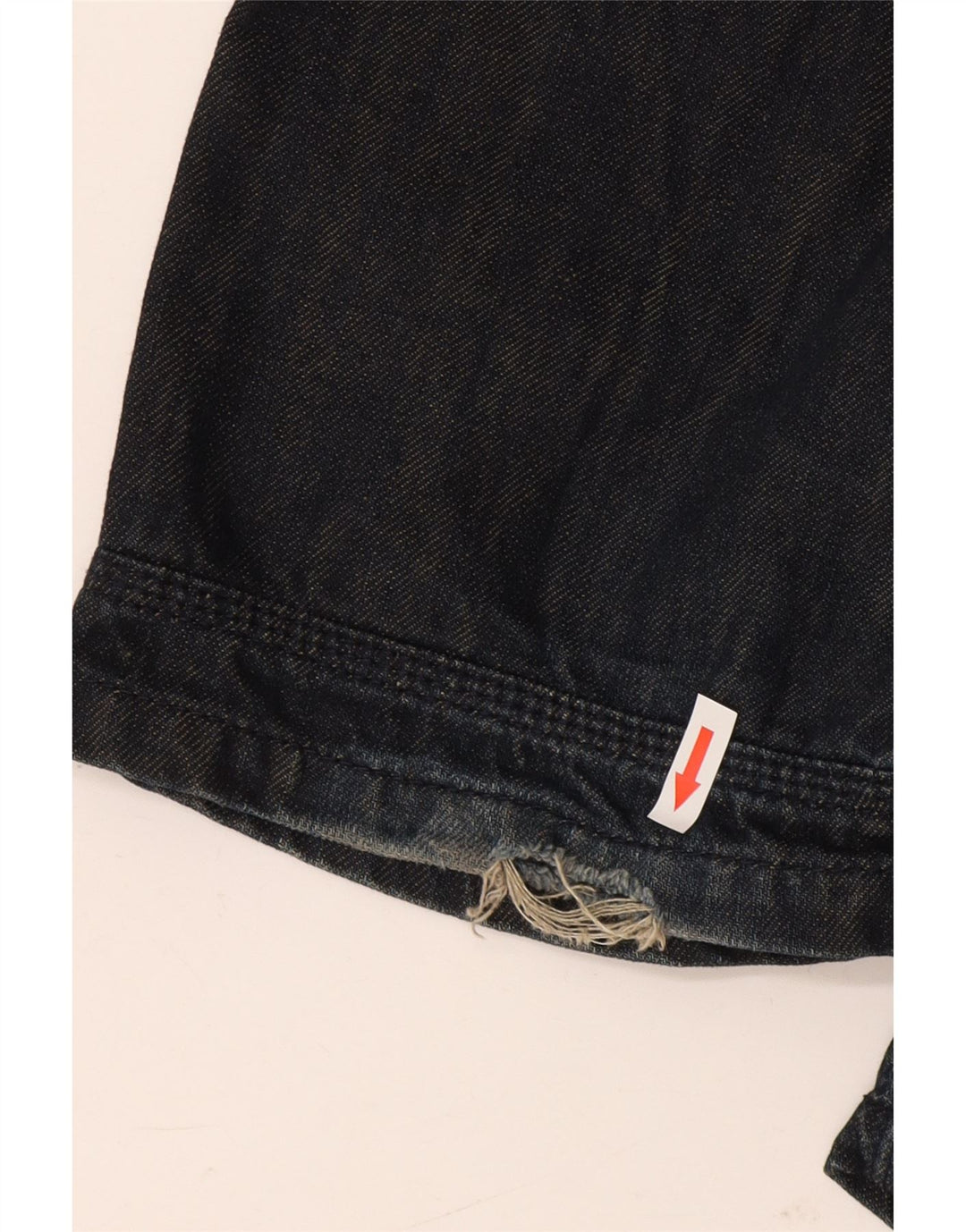 Superdry Jean droit W34 L34 bleu marine en coton pour homme