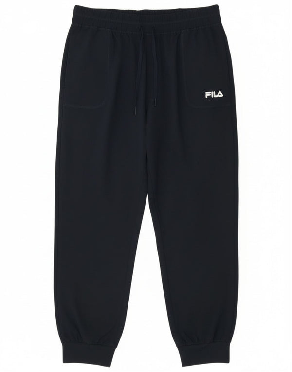 Fila Pantalon de survêtement pour femme Joggers UK 12 Bleu marine moyen Polyester
