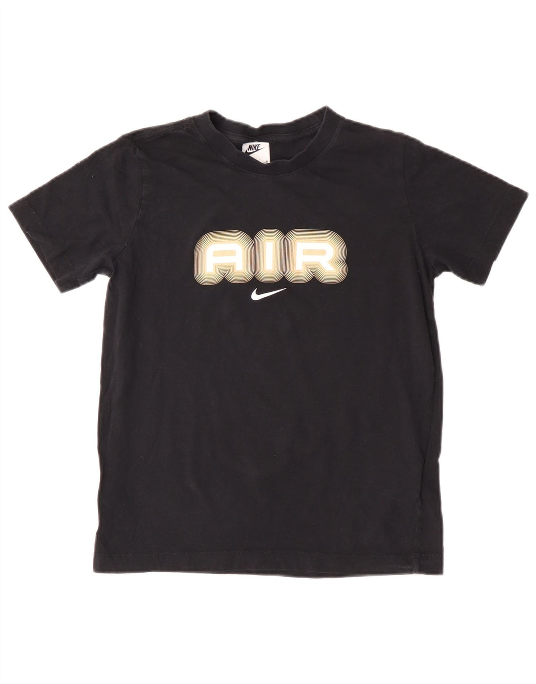 Nike Garçon Graphic T-Shirt Top 10-11 ans Coton Noir Moyen