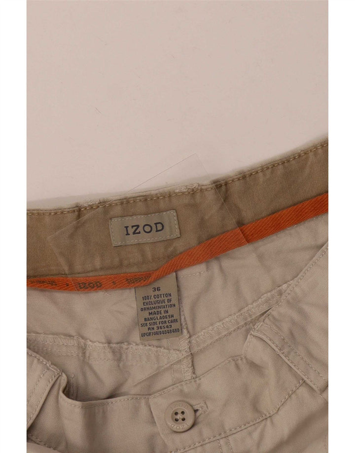 Izod Short Cargo Homme Grand W36 Coton Beige