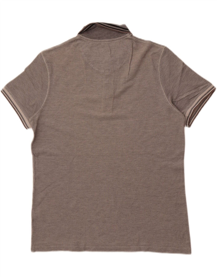 Hugo Boss Homme Regular Fit Polo Large Gris Coton