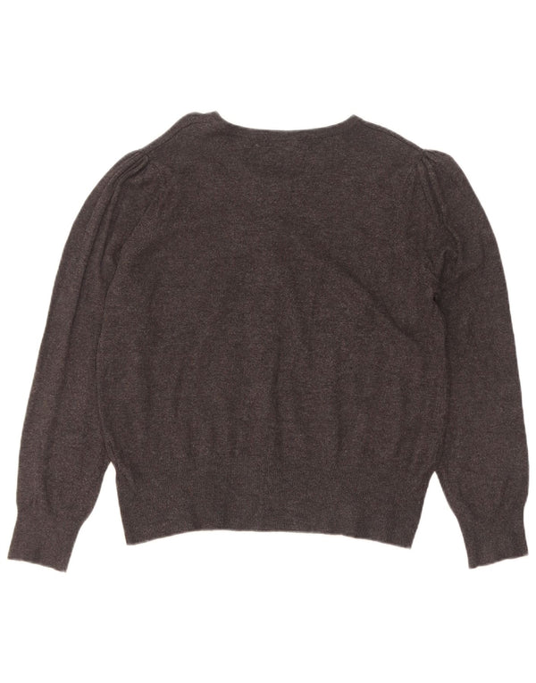 Marks & Spencer Cardigan pour femme en viscose gris moyen UK 44