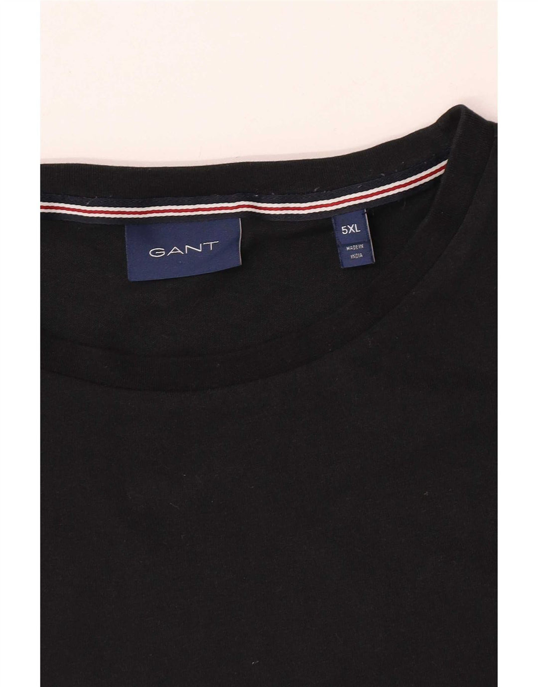 Gant T-Shirt Homme Haut 5XL Noir