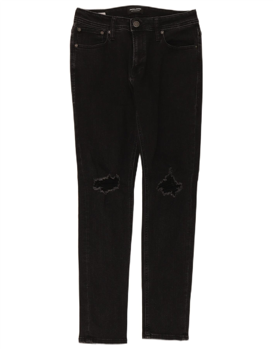 Jack & Jones Jean slim effet vieilli W32 L30 pour homme en coton noir