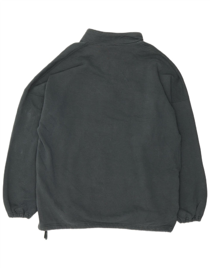 RUSSELL ATHLETIC Sweat-shirt col zippé pour homme en coton bleu 2XL