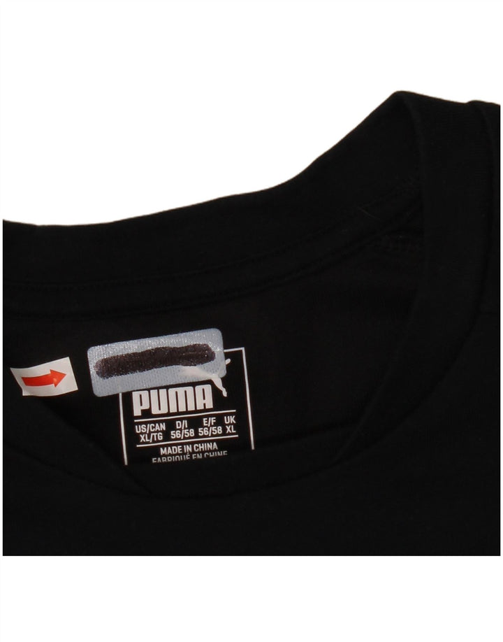Puma T-Shirt Homme Top XL Noir Coton
