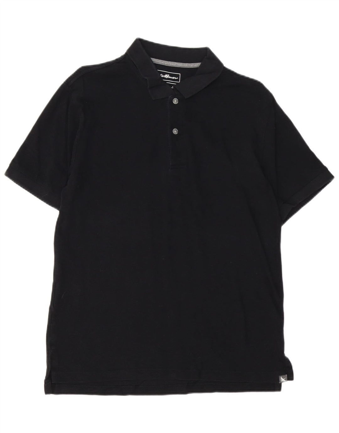 EDDIE BAUER Polo Homme Coton Noir Moyen