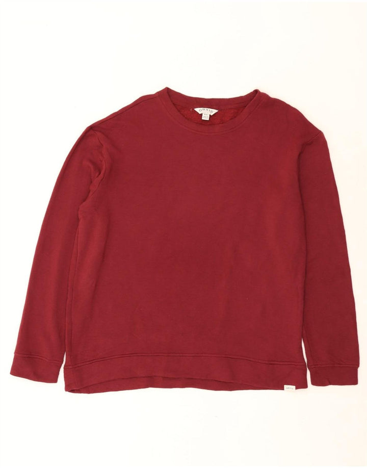 Orvis Sweat-shirt pour homme en modal bordeaux moyen