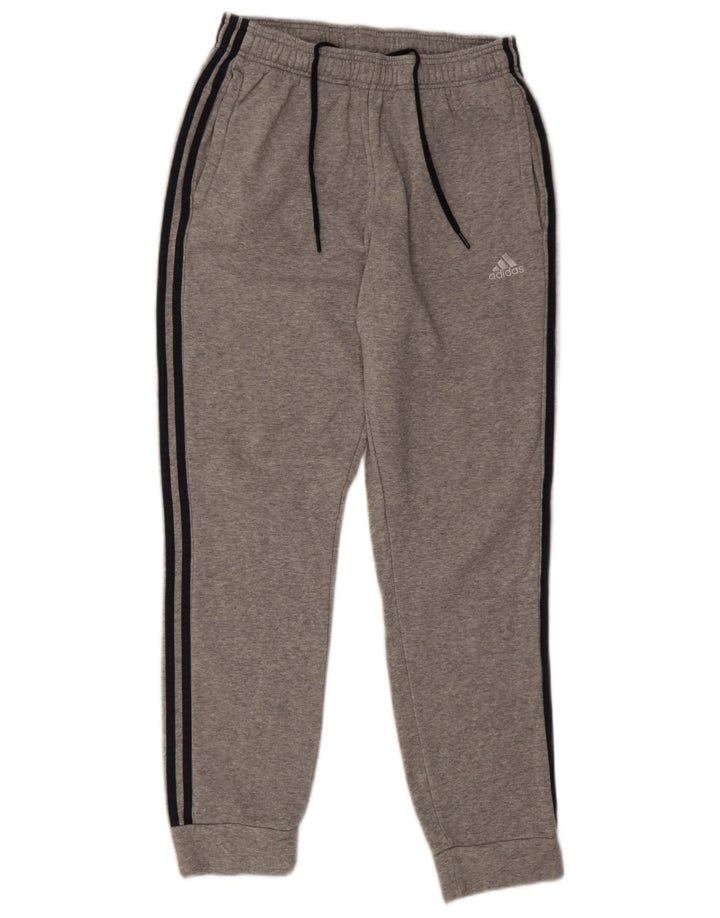 Adidas Pantalon de survêtement pour homme en coton gris moyen