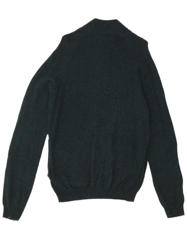 Marks & Spencer Pull Cardigan Homme Laine Vert Moyen