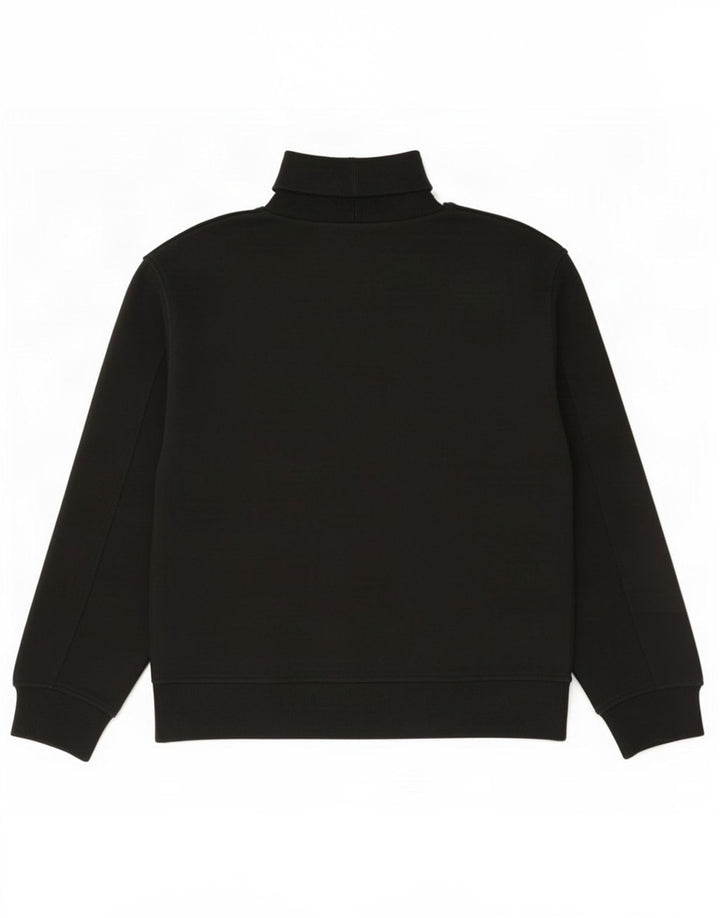 Zara Pull col roulé pour femme UK 14 en coton noir moyen