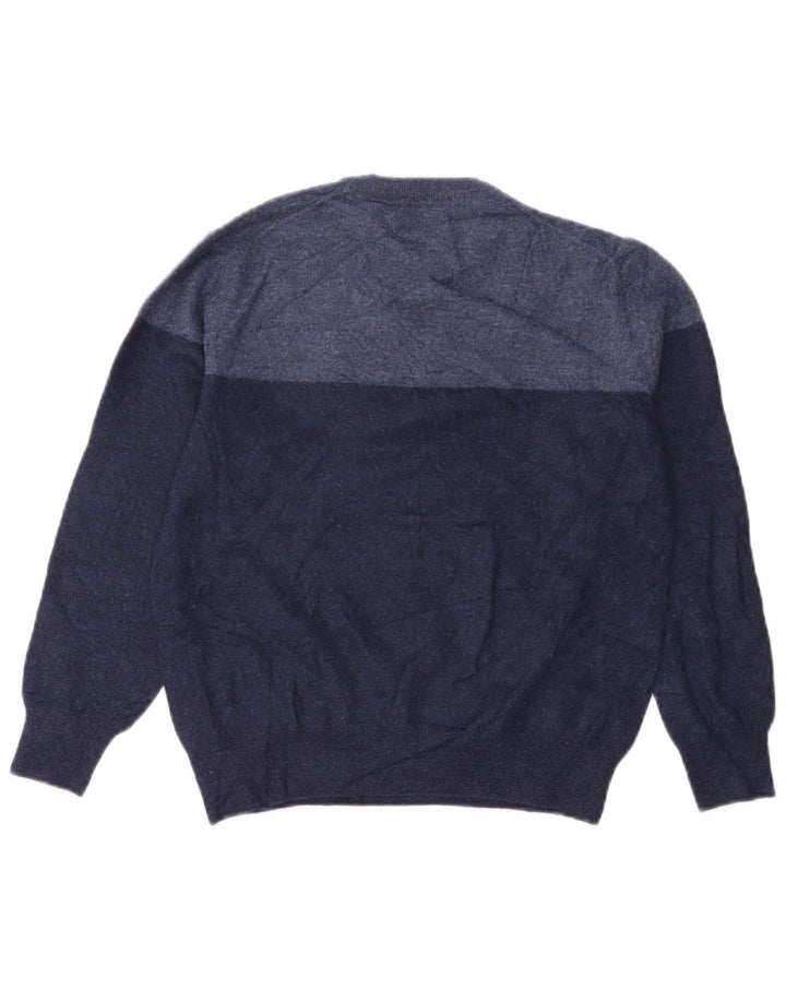 Calvin Klein Pull ras du cou pour femme UK 12 Bleu marine moyen