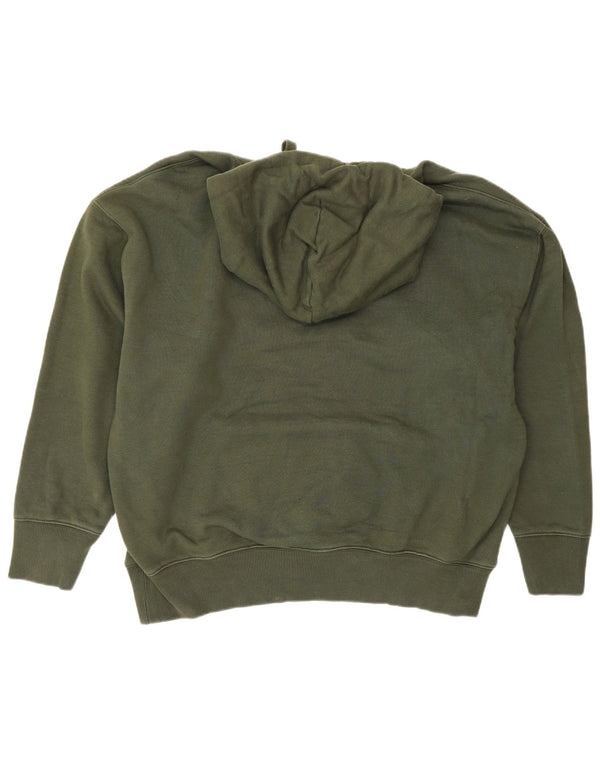 Tommy Hilfiger Pull à Capuche Graphique Homme Vert Moyen Coton