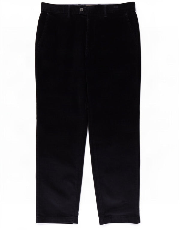 Marks & Spencer Pantalon en velours côtelé pour homme W36 L31 Bleu marine Coton