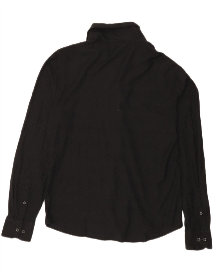 Reiss Chemise Homme Noir Moyen Géométrique Coton