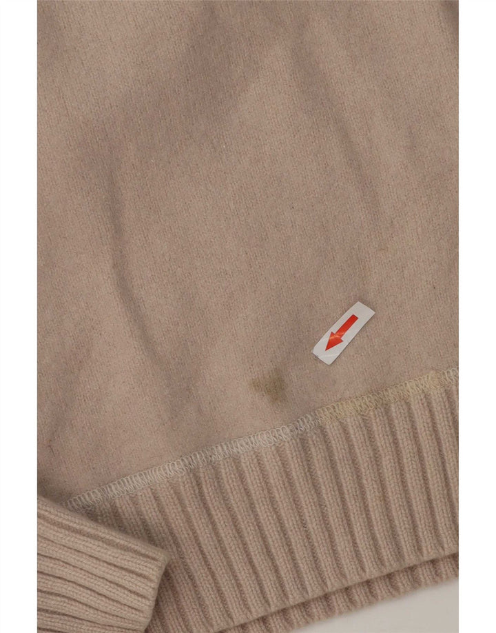 Levi's Pull col bateau femme UK 14 Large Beige Laine