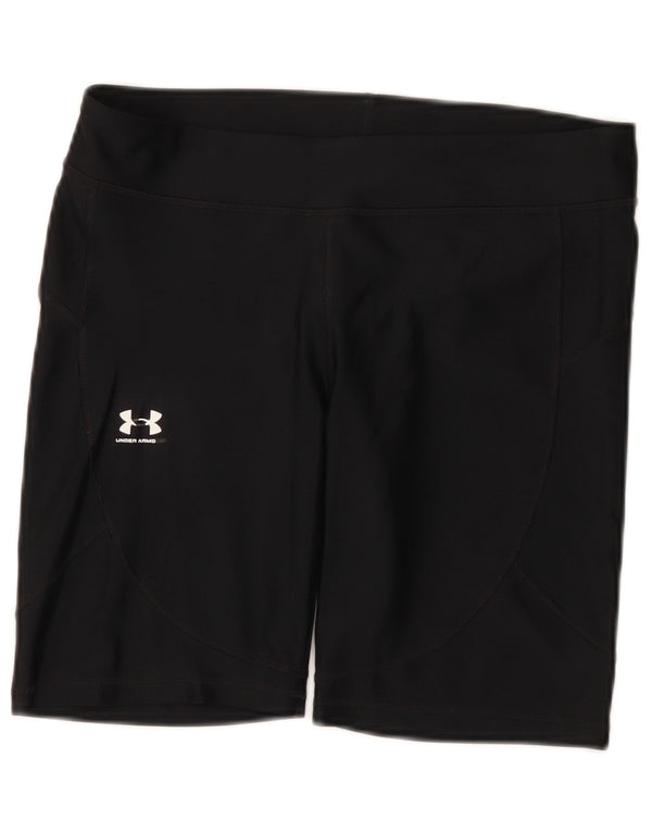 Under Armour Short de sport Heat Gear pour femme UK 14 Large Noir