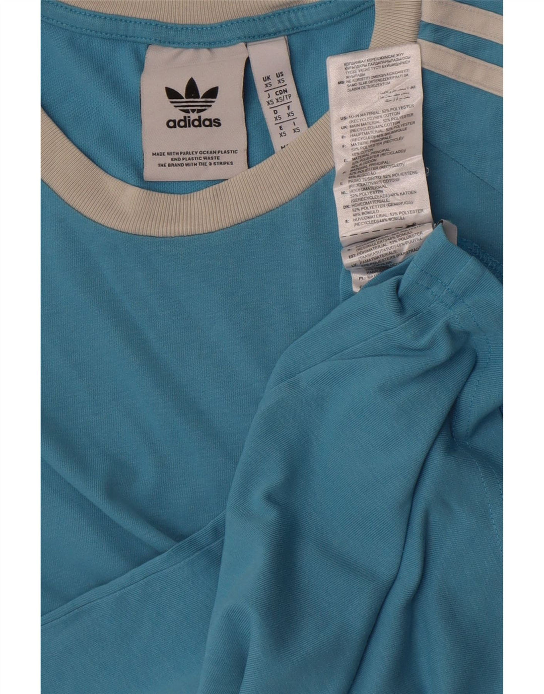Adidas T-Shirt Homme Top XS Bleu Polyester