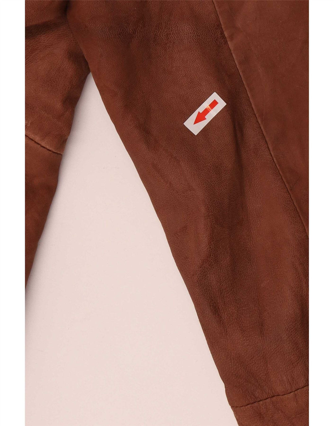 G-Star Veste de motard en daim pour homme UK 40 Large Cuir Marron