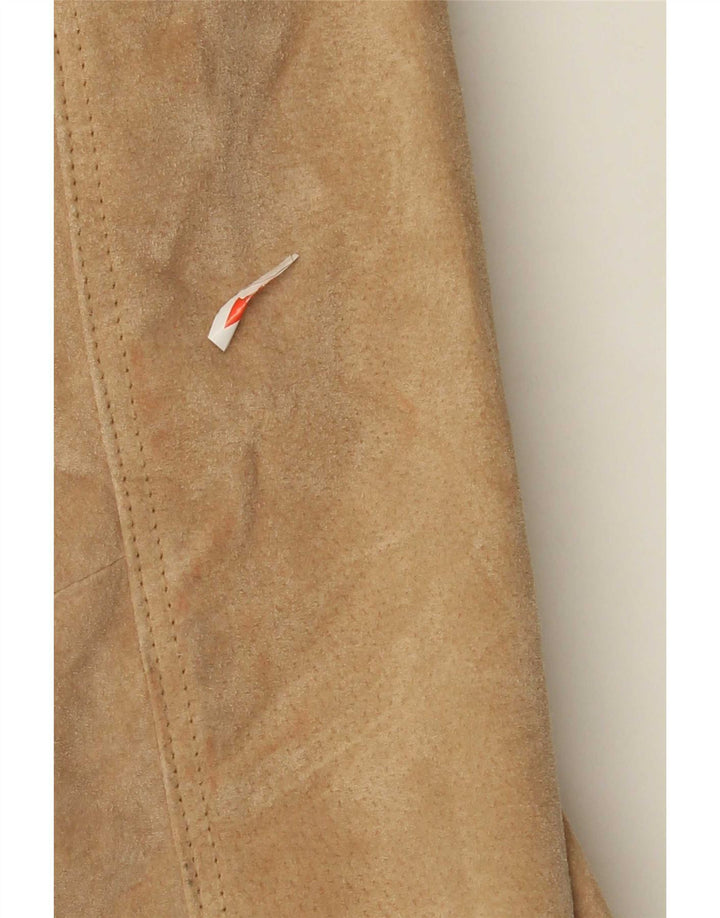 Zarro Veste En Daim Femme IT 42 Cuir Beige Moyen