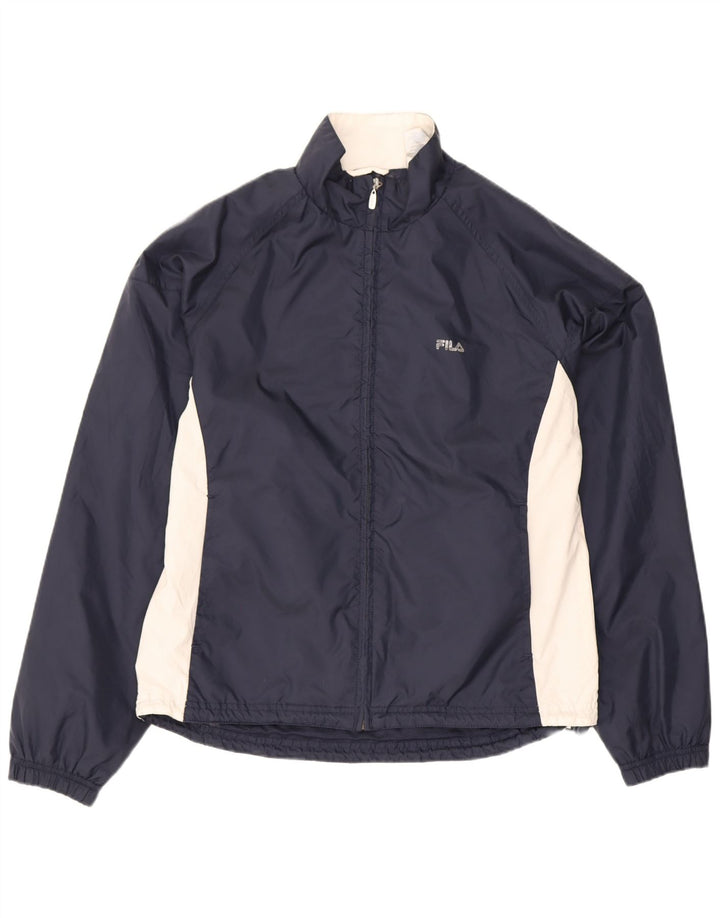 Fila Veste de survêtement pour femme IT 44 Bleu marine moyen Colourblock