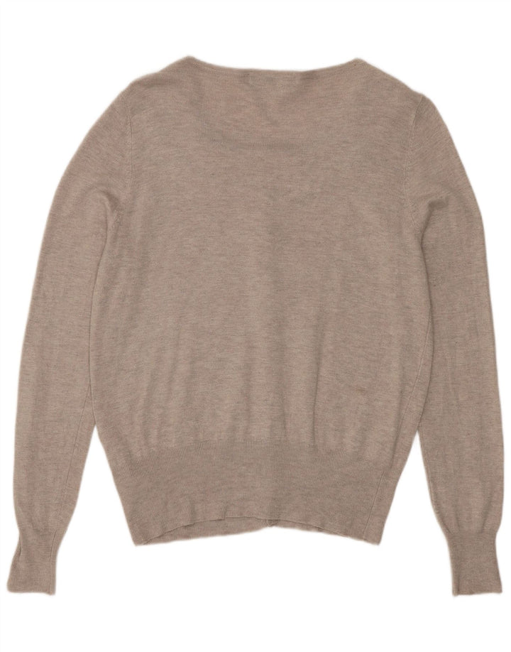 Marks & Spencer Cardigan pour femme en viscose gris moyen UK 44