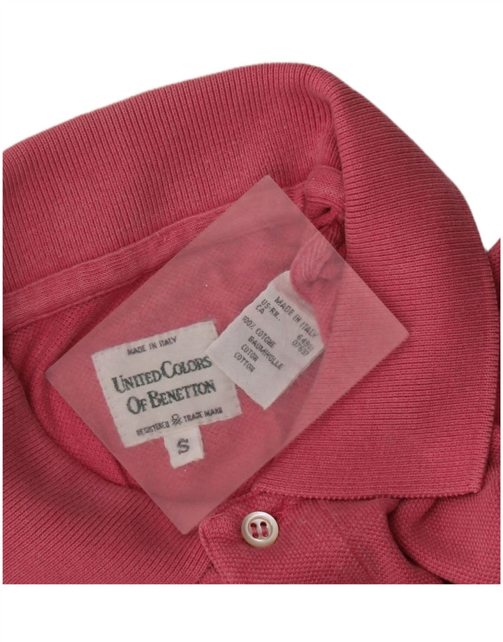 Benetton Polo Homme Petit Rose Coton