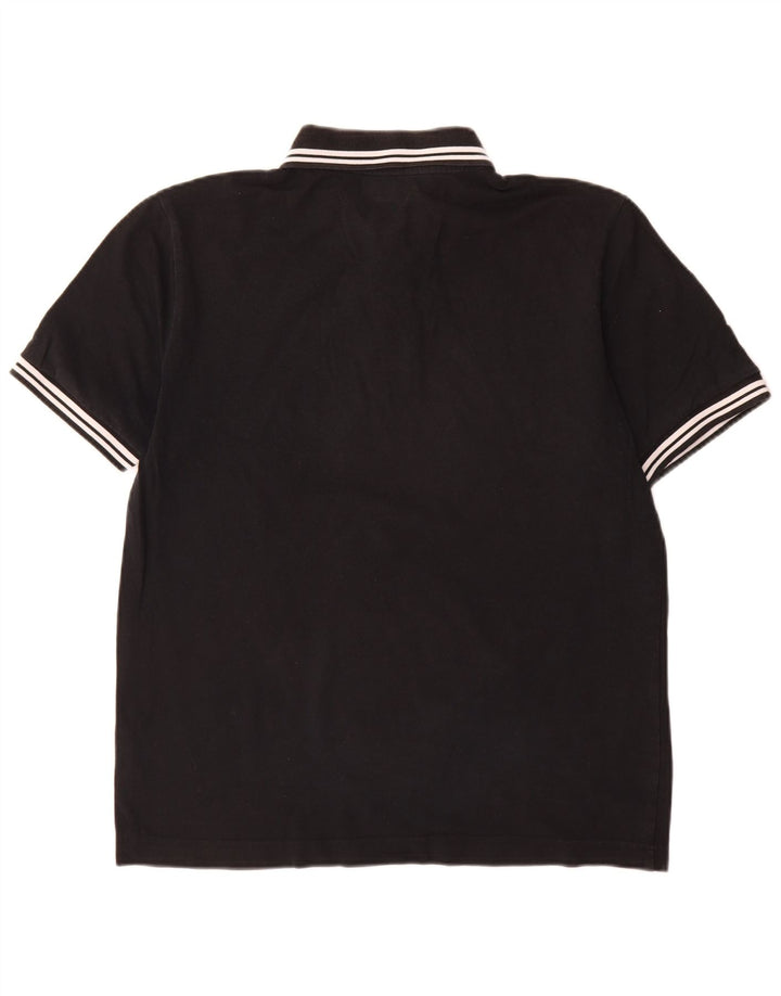 Kappa Polo Homme Large Noir Rayé