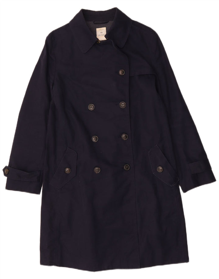 Gap Trench-Coat Femme UK 14 Bleu Marine Moyen