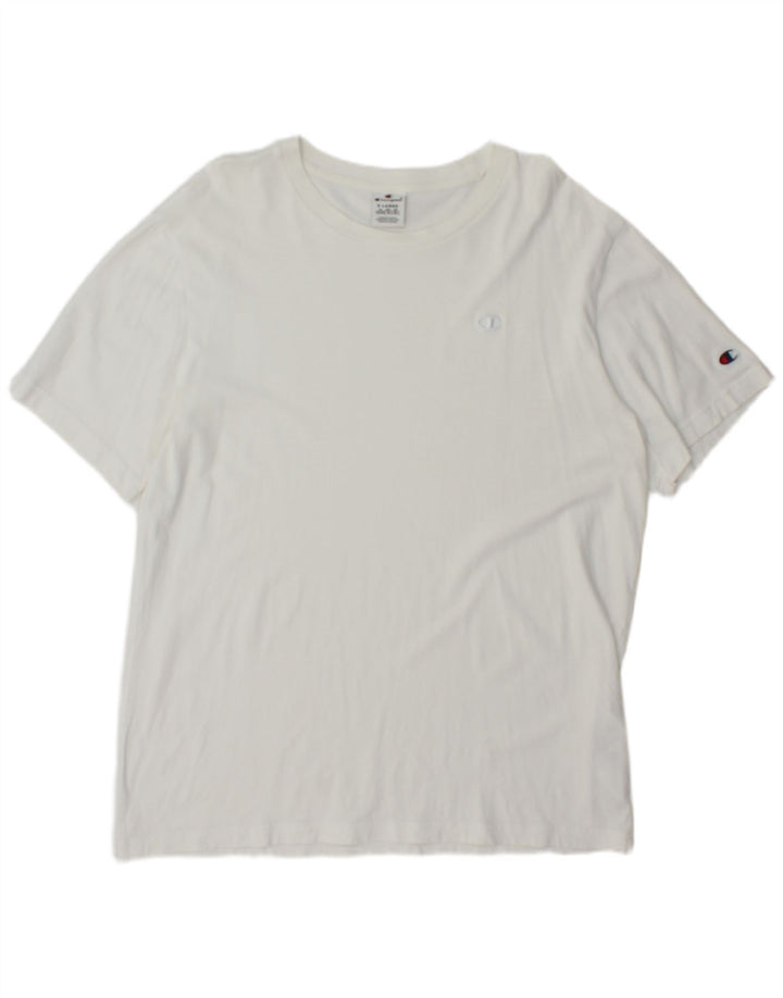 Champion T-Shirt Homme Top XL Coton Blanc